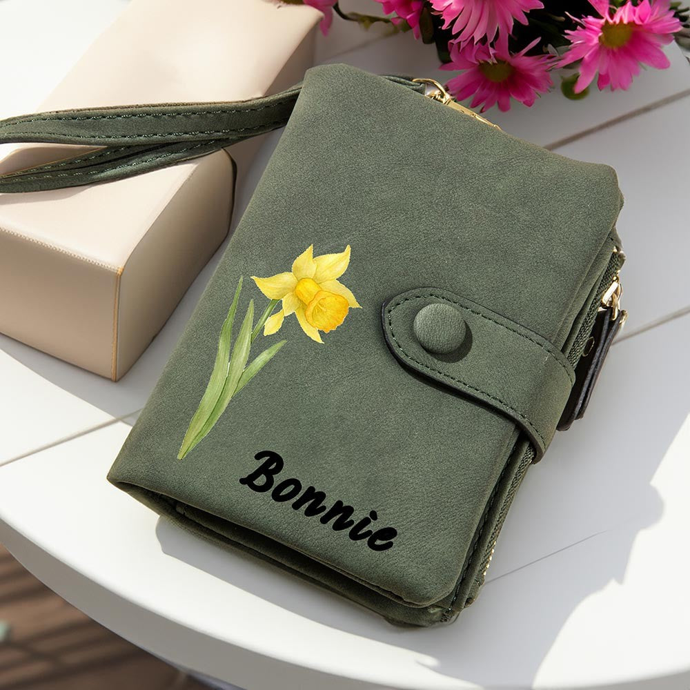Personalized Leather Wallet
