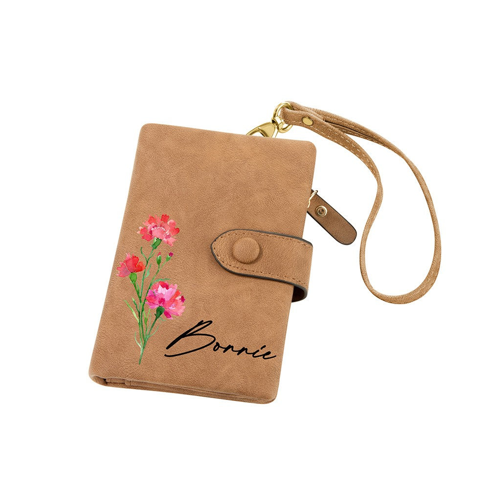 Personalized Leather Wallet