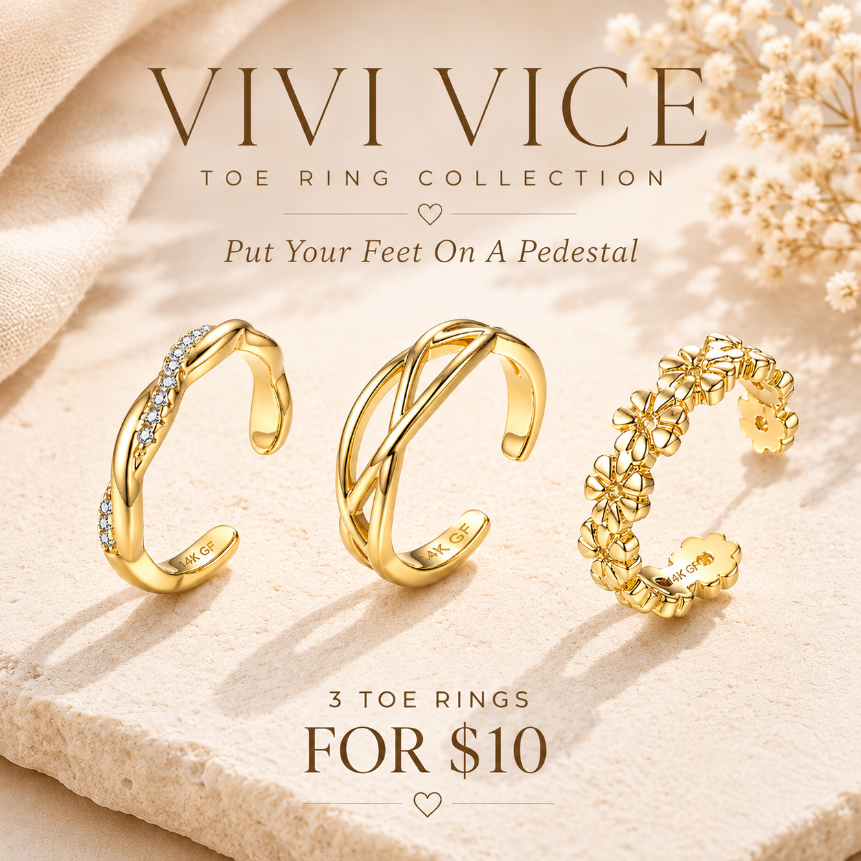 Vivi Vice Toe Ring Collection